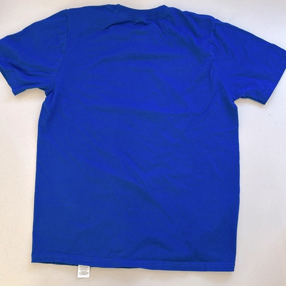 Majestic T shirt Boys Large Blue We own The City Graphic shirt - Picture 2 of 6